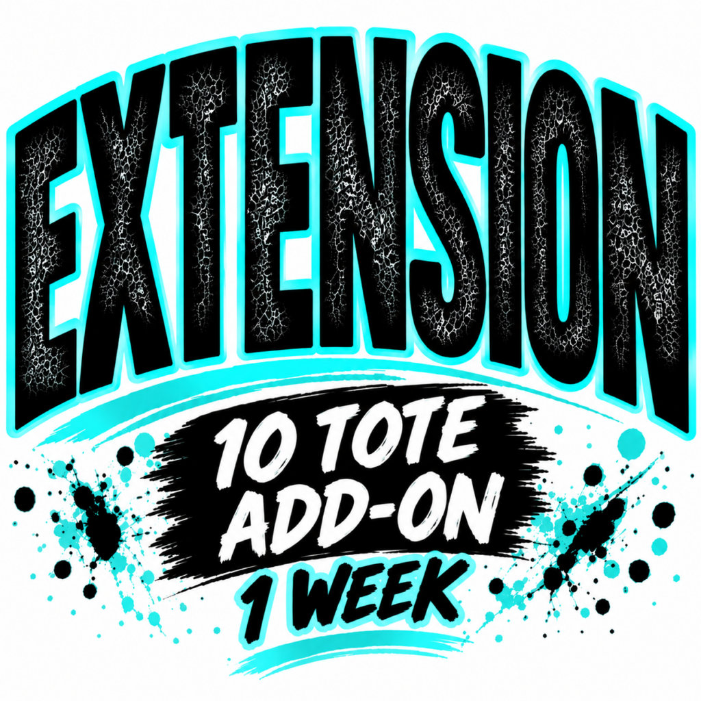 Extension offer for 10 tote add-on available for one week.